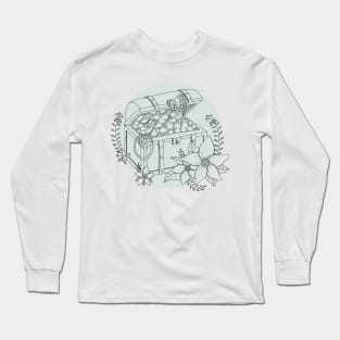 treasure charm - aesthetic drawing Long Sleeve T-Shirt